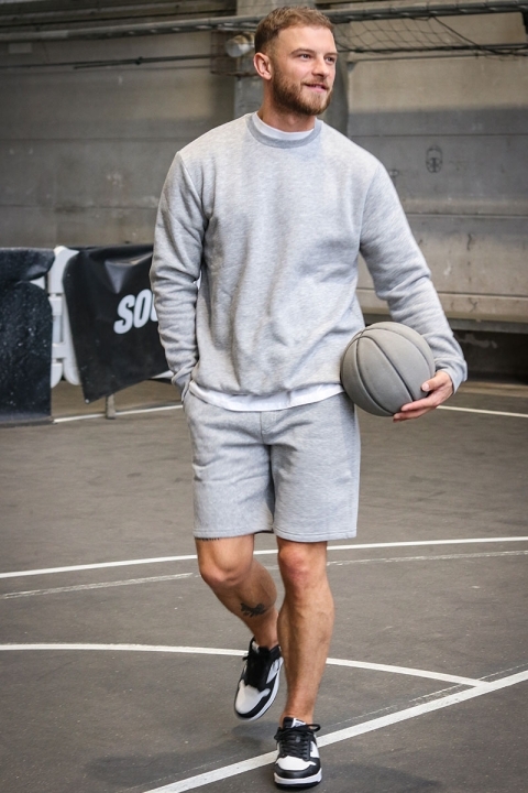 Only & Sons Ceres Crew / Shorts Light Grey