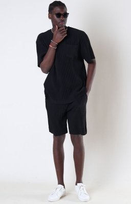 Only & Sons Pleated Black