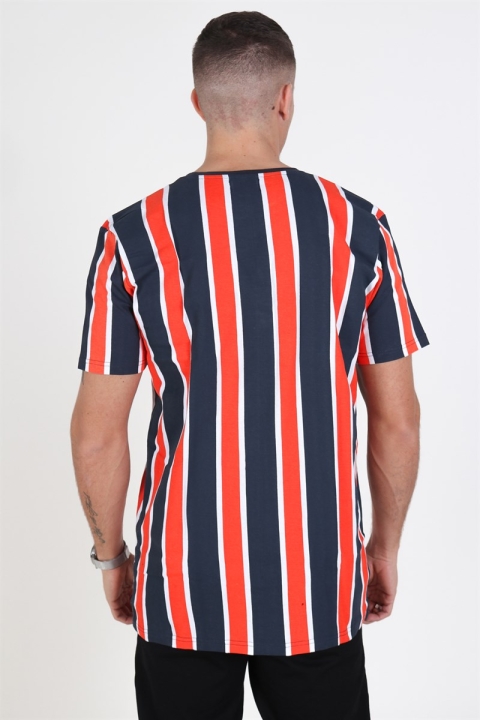 Denim Project Mulit T-Shirt Navy Big Stripe
