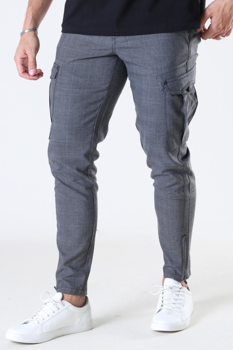Gabba Pisa Cargo Pants Grey Check