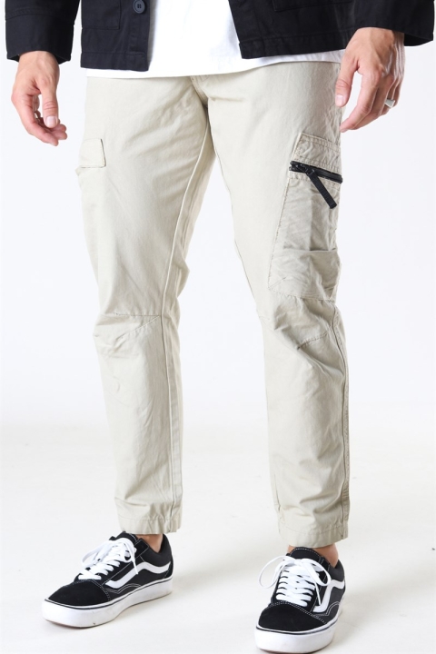 Køb Denim Project Tech Cargo Pants Silver Grey