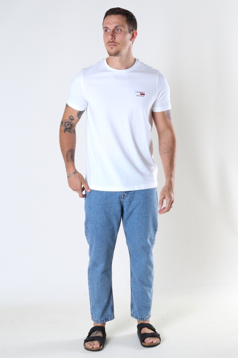 Tommy Jeans TJM CHEST LOGO TEE White