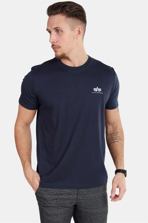 Billede af Alpha Industries Basic T-shirt Small Logo Navy
