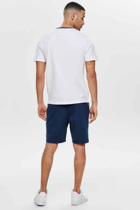 Only & Sons Lemar SS T-shirt Bright White