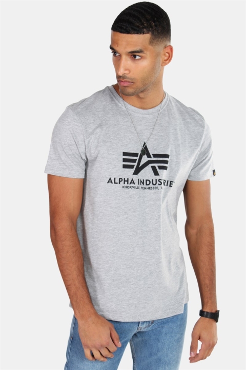 Billede af Alpha Industries Basic T-shirt Grey Heather