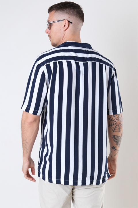 Kronstadt Ramon Cuba big stripe S/S shirt Navy