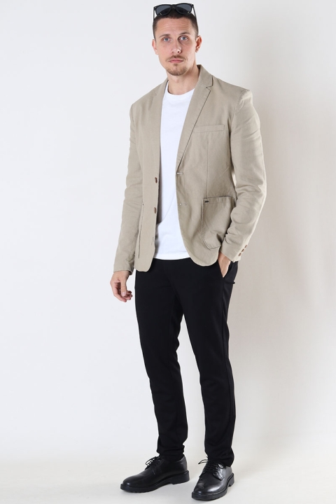 ONLY & SONS Eve Casual Linen Blazer Chinchilla