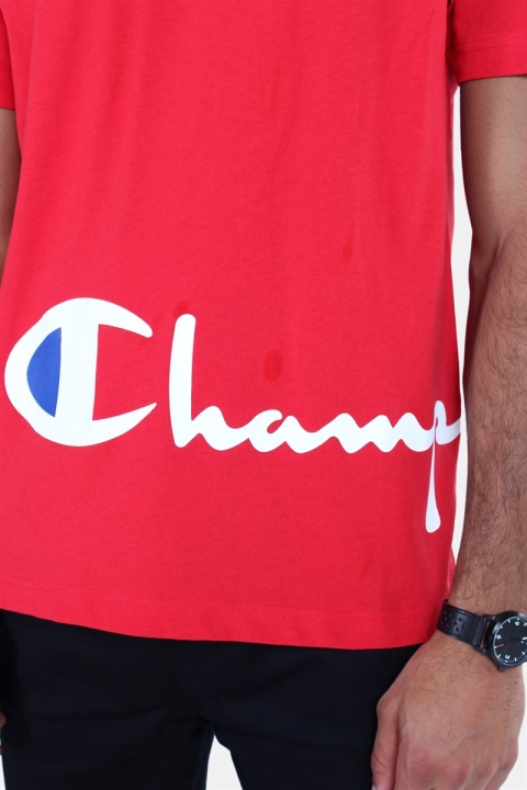 Champion Crewneck T-shirt Red