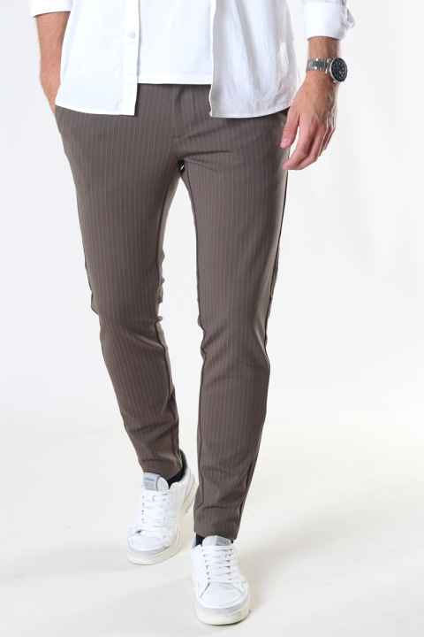 ONLY & SONS ONSMARK PANT STRIPE GW 3727 NOOS Canteen Chinchilla