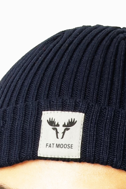 Fat Moose Fat Beanie Dark Navy