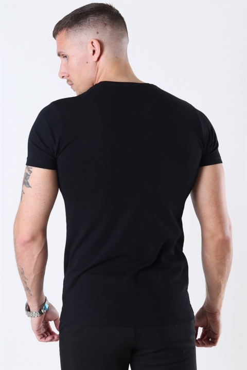 Muscle Fit T-shirt 2-Pack Black