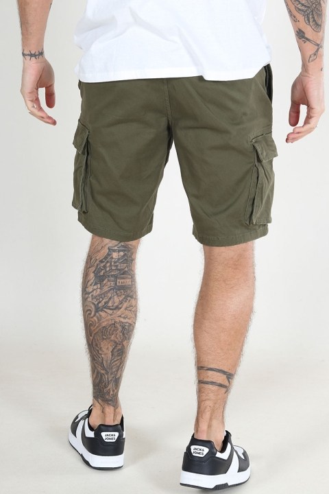 ONLY & SONS Cam Stage Cargo Shorts Olive Night