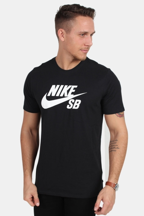 Køb Nike T-shirt SB Logo Tee Black