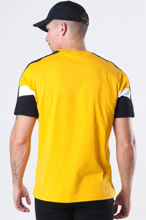 Champion Crewneck T-Shirt Yellow/Black/White
