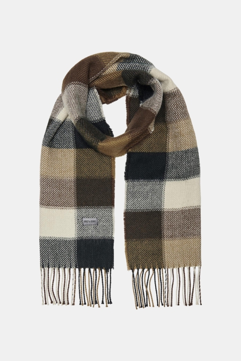 ONLY & SONS ONSCARLO CHECK SCARF Demitasse CHECK