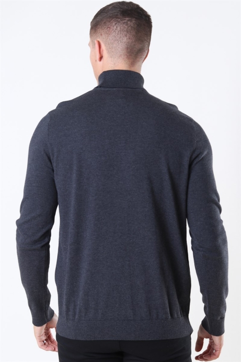 Selected BERG ROLL NECK Antracit