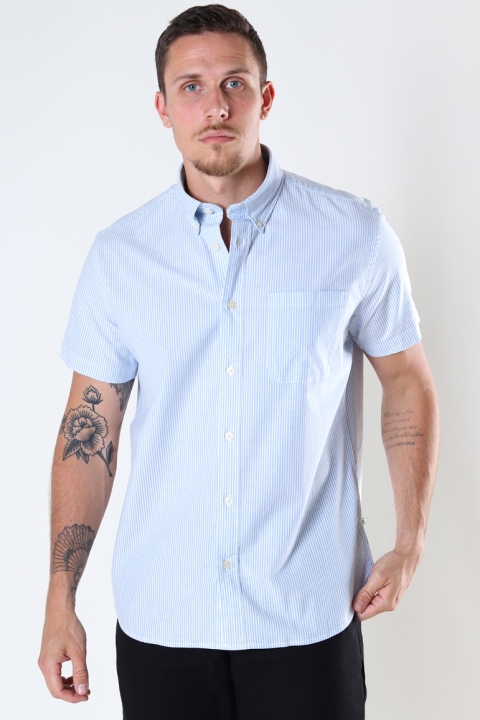 Selected SLHREGRICK-OX FLEX SHIRT SS W Skyway Stripes