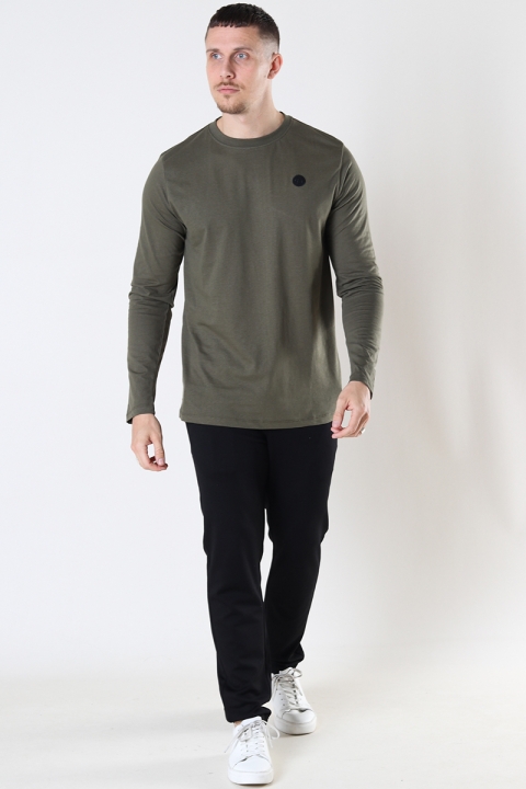Kronstadt Timmi Organic/Recycled L/S t-shirt Army