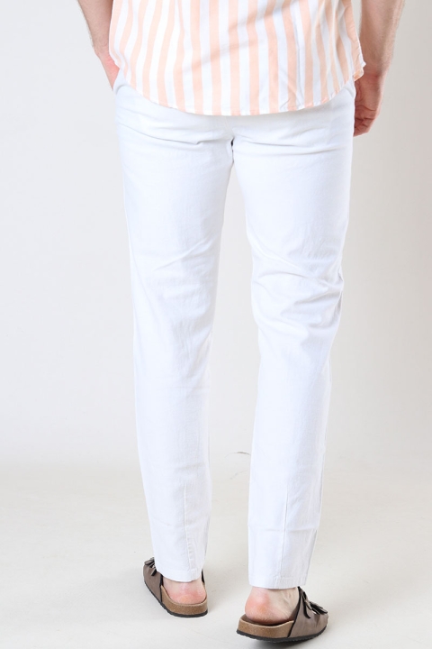 ONLY & SONS Mark Cotton Linen Pants White