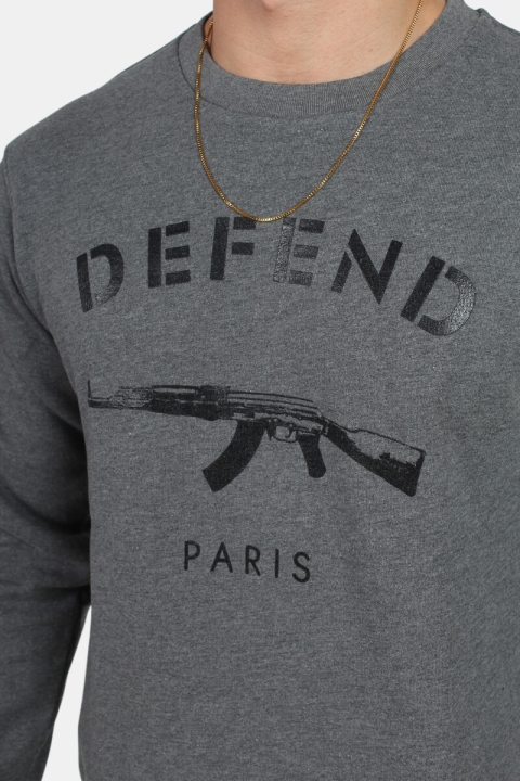 Defend Paris Paris Crew Sweat Grey 