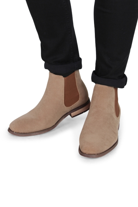 Chelsea Boots Suede Sand