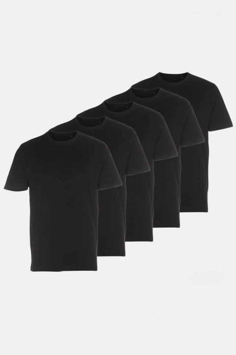 Denim Project T-shirt 5-Pack Black