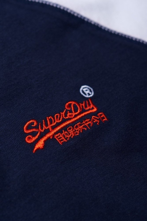 Superdry O Leng´d SLVE Baseball L/S T-shirt Beach Navy