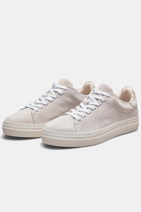 Selected SLHDAVID CHUNKY SUEDE TRAINER B NOOS White