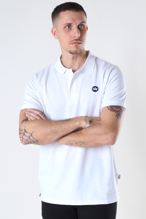 Køb Kronstadt Albert Recycled cotton polo White