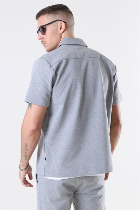 Clean Cut Arrow Shirt S/S Light Grey