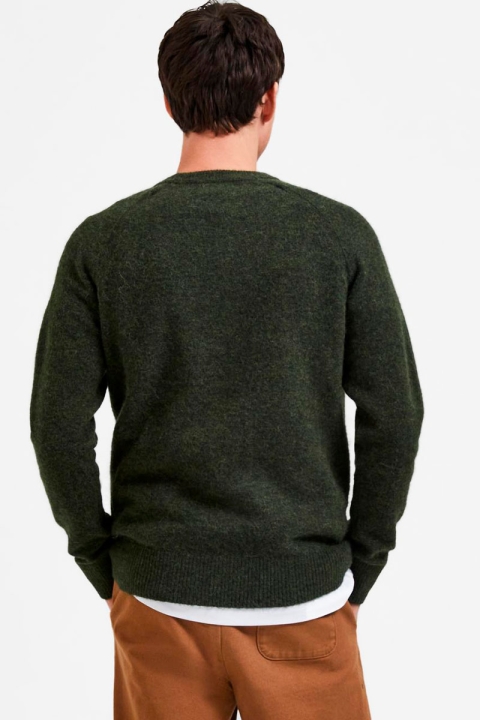 Selected SLHRAI LS KNIT CREW NECK W Rosin