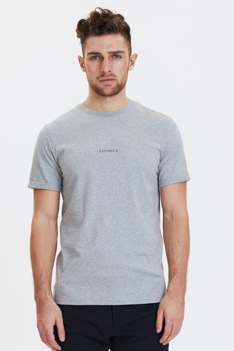 Les Deux Lens T-shirt Grey Melange
