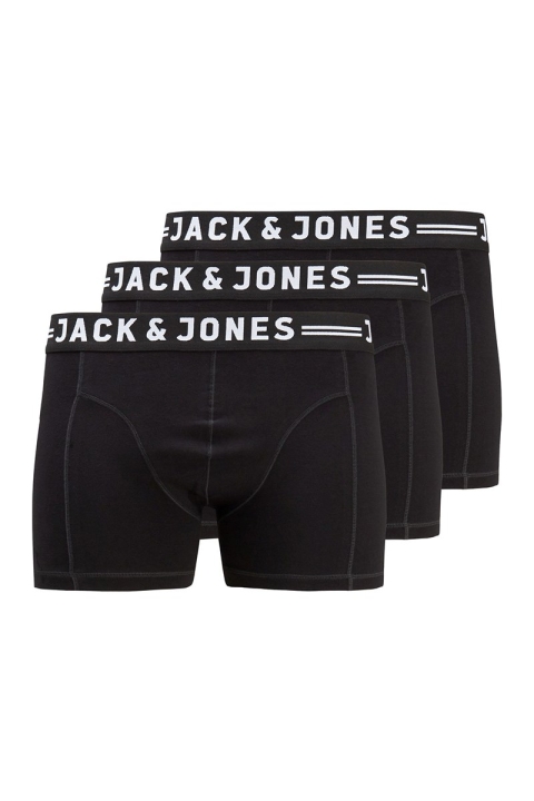 Jack & Jones Trunks 3-Pack Black Plus Size