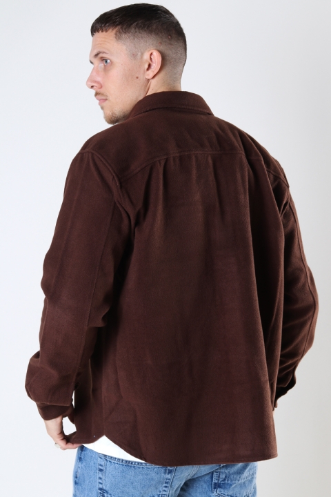 ONLY & SONS LESTER WOOLEN LOOK RELAX OVERSHIRT Chicory Coffee