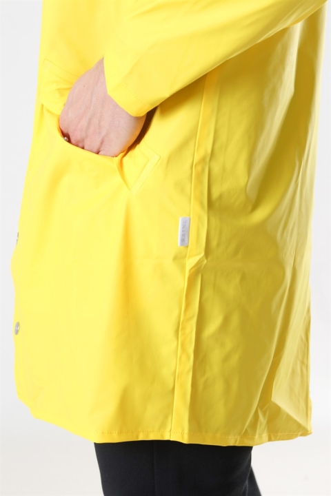 Rains Long Regnfrakke Yellow