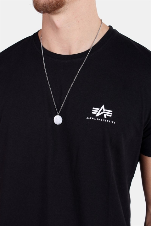 Alpha Industries Basic T-shirt Small Logo Black