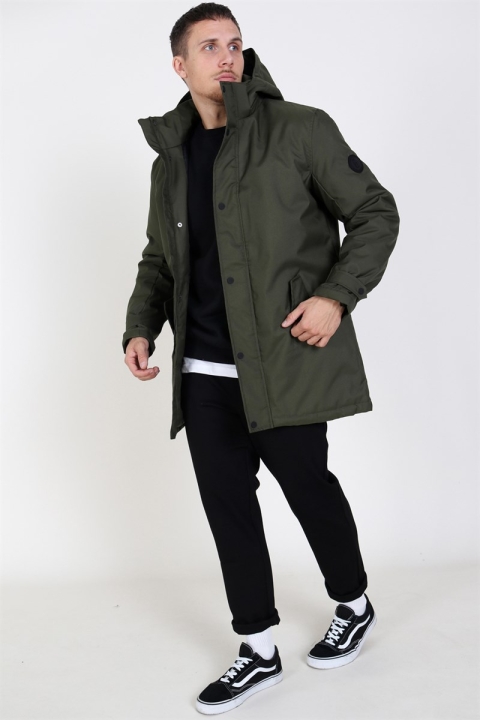 Only & Sons Favour Walther Parka Jakke Forest Night