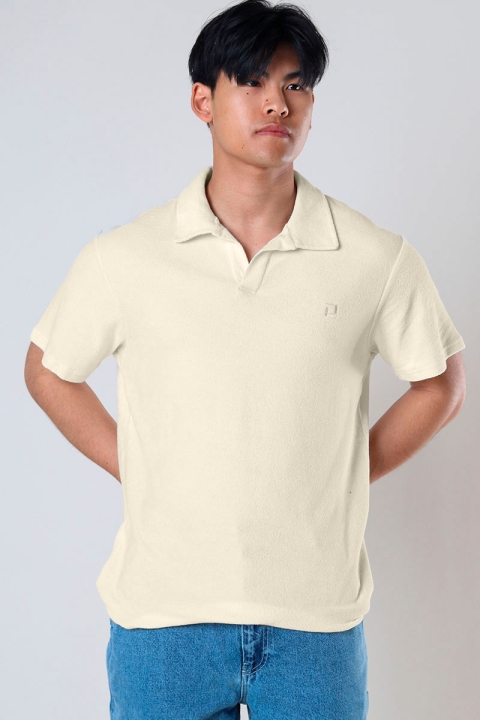 ONLY & SONS Davis Terry SS Polo Antique White