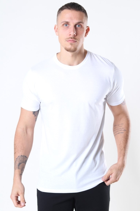 Denim Project T-shirt 5-Pack Black/White/Light Grey Melange