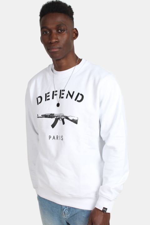 Defend Paris Paris Crew Sweat Crewneck White 