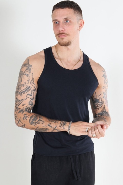 ONLY & SONS Theo Regular Bamboo 2 Pack Tank Top Black