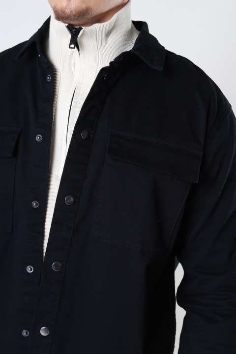 ONLY & SONS CAM OVERSHIRT Black