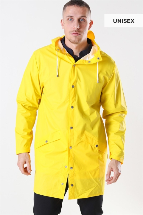 Køb Rains Long Regnfrakke Yellow