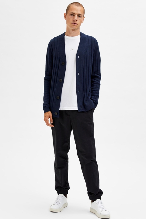 Selected SLHMAIOS KNIT CARDIGAN Dark Sapphire