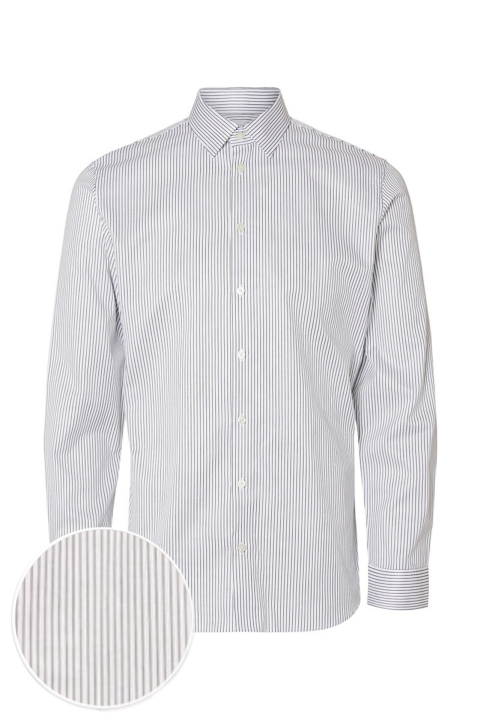 Selected Ethan Slim Shirt LS Bright White