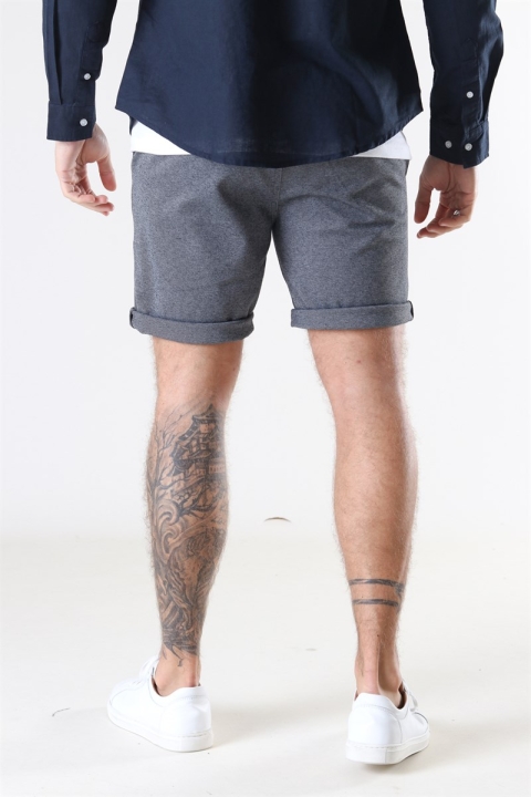 Clean Cut Milano Jersey Shorts Dark Grey Mix