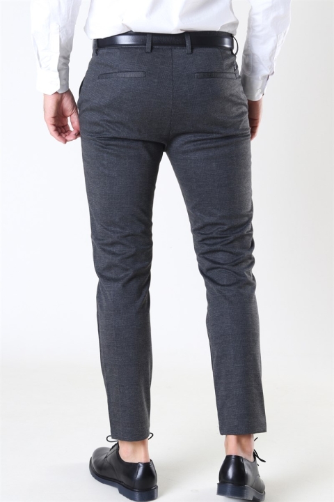 Clean Cut Milano Ken Pants Dark Grey/Camel