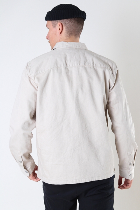 ONLY & SONS ALEC LS WORKWEAR OVERSHIRT Silver Lining