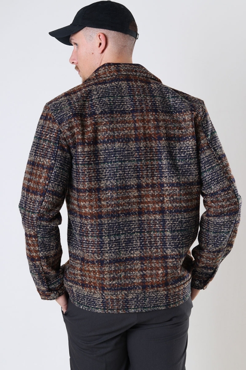ONLY & SONS LOOP CHECK JACKET Chinchilla