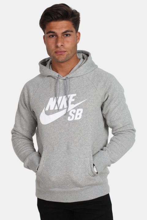 Nike SB Icon Hoodie Grey/White
